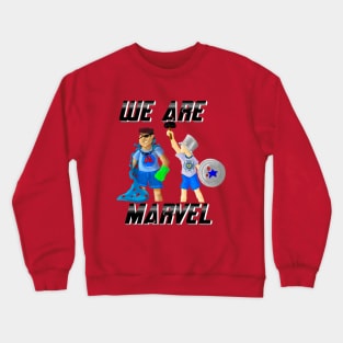 We Are Marvel Pod Just Name and Characters Crewneck Sweatshirt